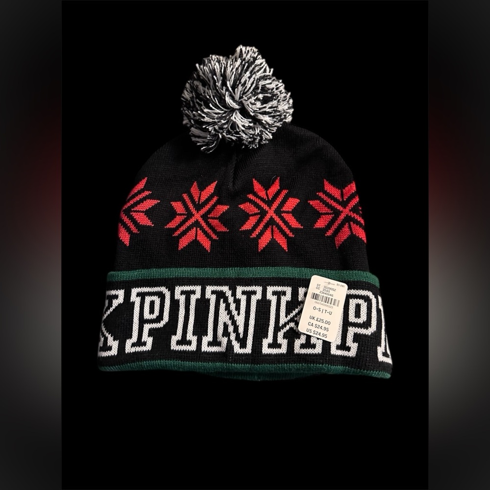 PINK Winter Beanie NWT Victoria's Secret